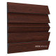 Acoustic panel Ecosound Pindiff Rock Apple-Locarno 50 x 50 cm 53 mm brown