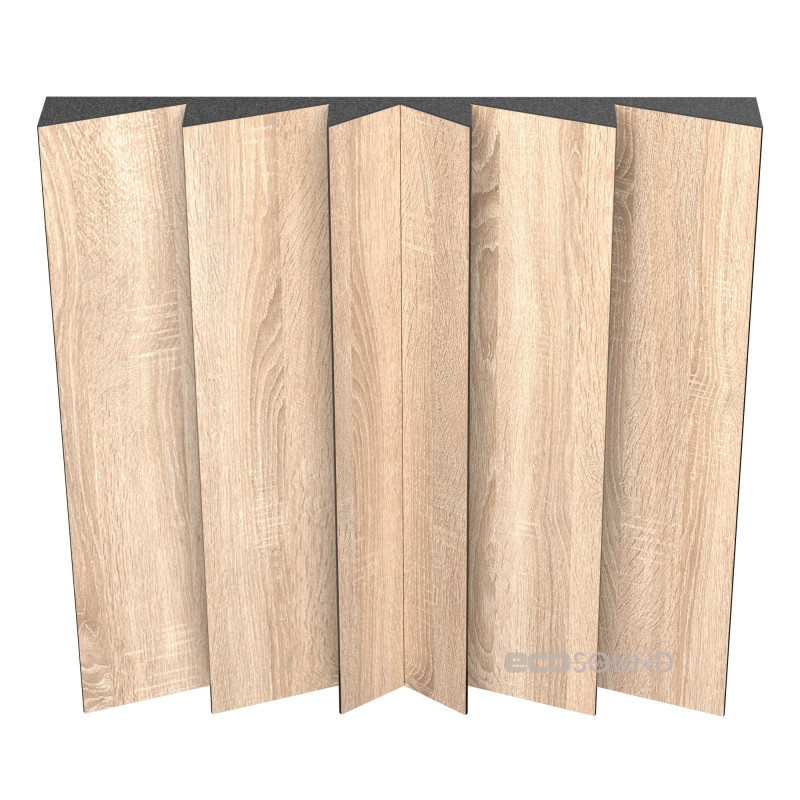 Acoustic diffuser diffuser Ecosound PINDIFF CRATER White 53mm 50x50 cm 