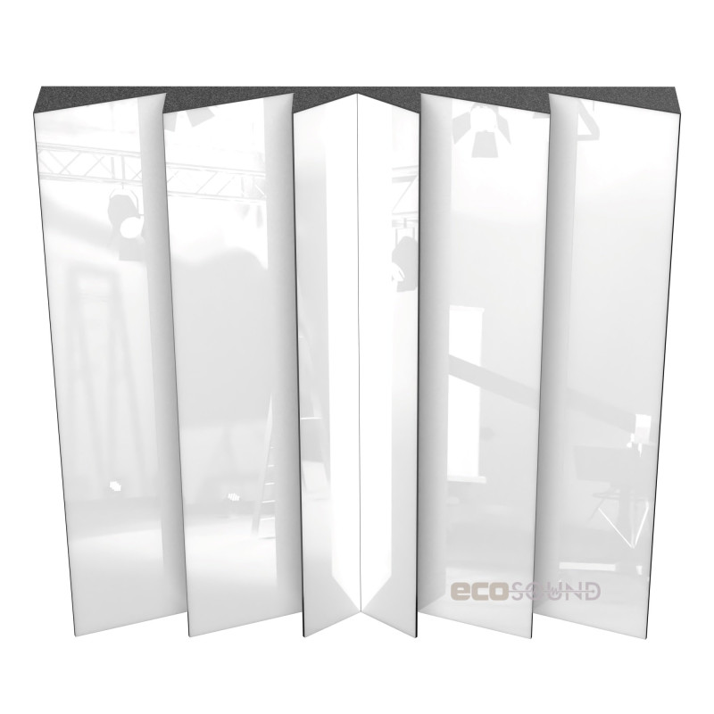 Acoustic diffuser diffuser Ecosound PINDIFF CRATER White 53mm 50x50 cm 