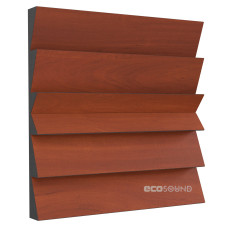 Acoustic panel Ecosound Pindiff Crater Apple-Locarno 50 x 50 cm 53 mm brown
