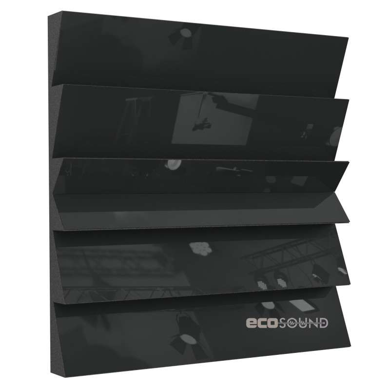 Acoustic panel Ecosound Pindiff Crater Apple-Locarno 50 x 50 cm 53 mm brown