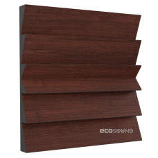Acoustic panel Ecosound Pindiff Crater Wenge 50 x 50 cm 53 mm brown