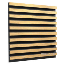 Acoustic panel Ecosound Comb XL Sherwood-Oak 100 x 100 cm 53 mm light oak .53mm