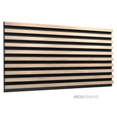Acoustic panel Ecosound Comb XXL Lt-Sonoma-Oak 200 x 100 cm 53 mm latte