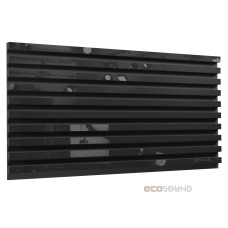 Acoustic panel Ecosound Comb XXL Plastic Black 200 x 100 cm 53 mm 