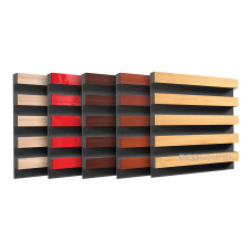 Acoustic panel Ecosound Comb Heavy Apple-Locarno 50 x 50 cm 53 mm brown