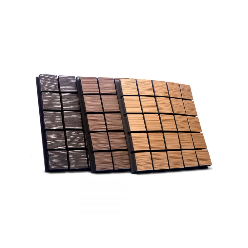 Acoustic panel Ecosound Tetras Rosewood 50x50cm 53mm color brown
