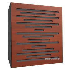 Acoustic panel Ecosound EcoWave Apple-Locarno 50 x 50 cm 73 mm brown