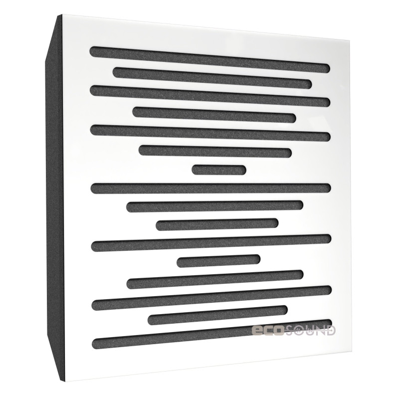 Acoustic panel Ecosound EcoWave cream 50x50 cm 73mm Light oak