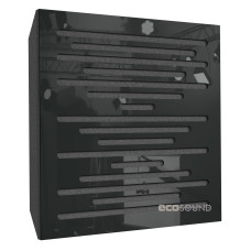Acoustic panel Ecosound EcoWave Plastic Black 50 x 50 cm 73 mm