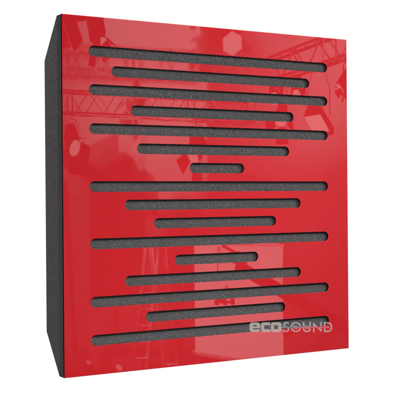 Acoustic panel Ecosound EcoWave cream 50x50 cm 73mm Light oak