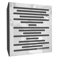 Acoustic panel Ecosound EcoWave Plastic White 50 x 50 cm 73 mm