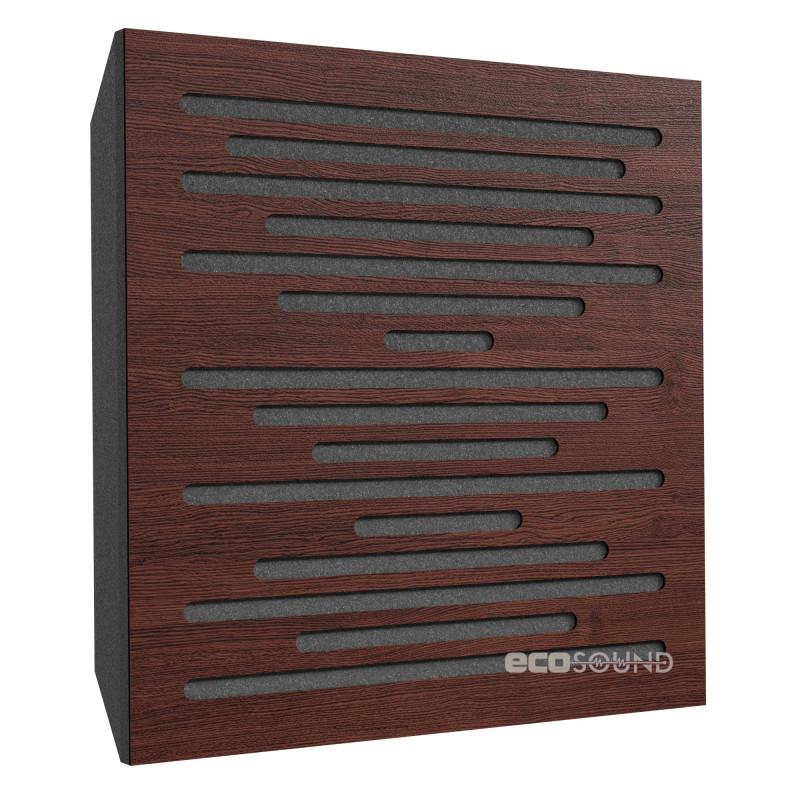 Acoustic panel Ecosound EcoWave cream 50x50 cm 73mm Light oak