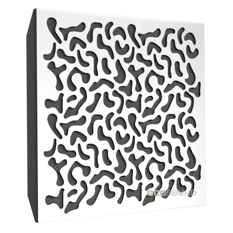 Acoustic panel Ecosound Boomerang Apple-Locarno 50 x 50 cm 73 mm brown