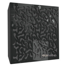 Acoustic panel Ecosound Boomerang Plastic Black 50 x 50 cm 73 mm