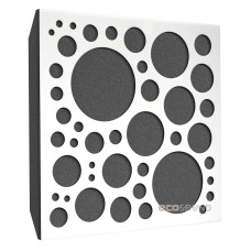 Acoustic panel Ecosound EcoBubble white 50x50 cm 73mm 