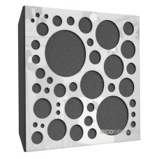 Acoustic panel Ecosound EcoBubble Plastic White 50 x 50 cm 73 mm
