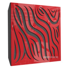 Acoustic panel Ecosound Chimera Plastic Red 50 x 50 cm 73 mm