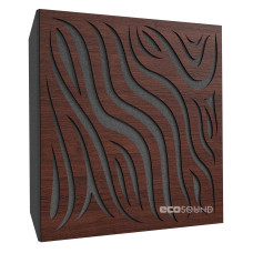 Acoustic panel Ecosound Chimera Wenge 50 x 50 cm 73 mm brown