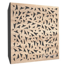 Acoustic panel Ecosound EcoFly Lt-Sonoma-Oak 50 x 50 cm 73 mm latte