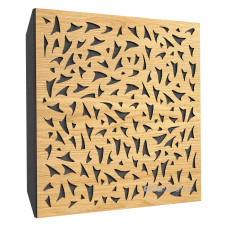 Acoustic panel Ecosound EcoFly cream 50x50 cm 73mm Light oak