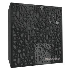Acoustic panel Ecosound EcoArt Plastic Black 50 x 50 cm 73 mm