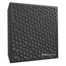Acoustic panel Ecosound EcoNet HDF-Black 50 x 50 cm 73 mm black