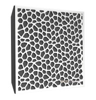 Acoustic panel Ecosound EcoNet white 50x50 cm 73mm 