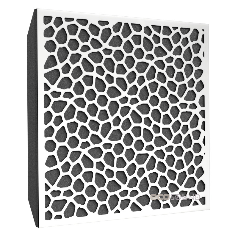 Acoustic panel Ecosound EcoNet cream 50x50 cm 73mm color Light oak