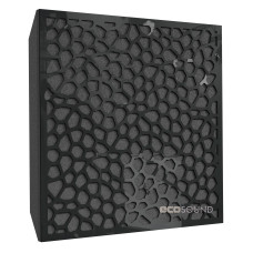 Acoustic panel Ecosound EcoNet Plastic Black 50 x 50 cm 73 mm