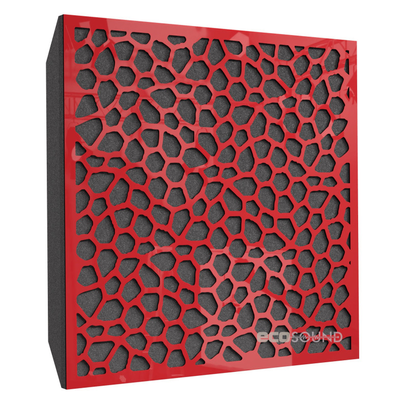 Acoustic panel Ecosound EcoNet cream 50x50 cm 73mm color Light oak