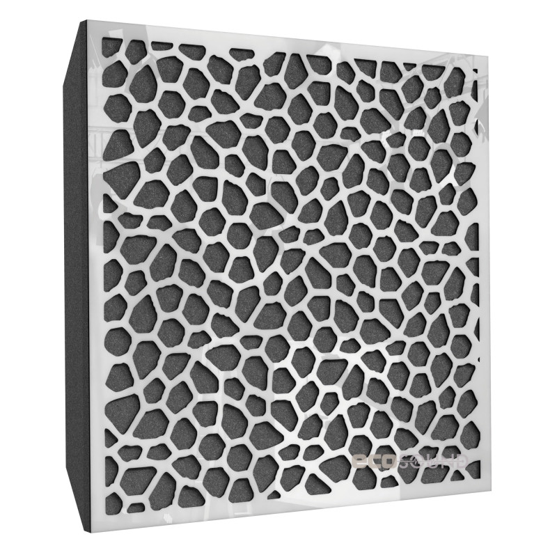 Acoustic panel Ecosound EcoNet cream 50x50 cm 73mm color Light oak