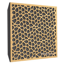 Acoustic panel Ecosound EcoNet cream 50x50 cm 73mm color Light oak