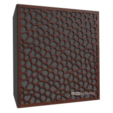 Acoustic panel Ecosound EcoNet brown 50x50 cm 73mm