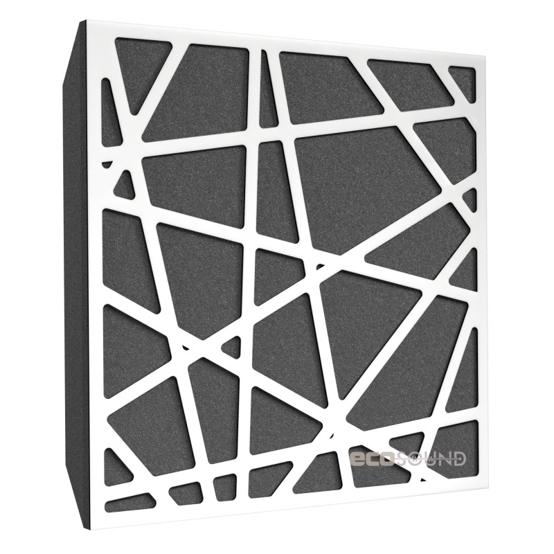 Acoustic panel Ecosound EcoArt XL Wenge 50 x 50 cm 73 mm brown