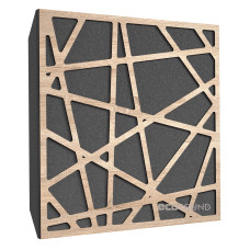 Acoustic panel Ecosound EcoArt XL Lt-Sonoma-Oak 50 x 50 cm 73 mm latte