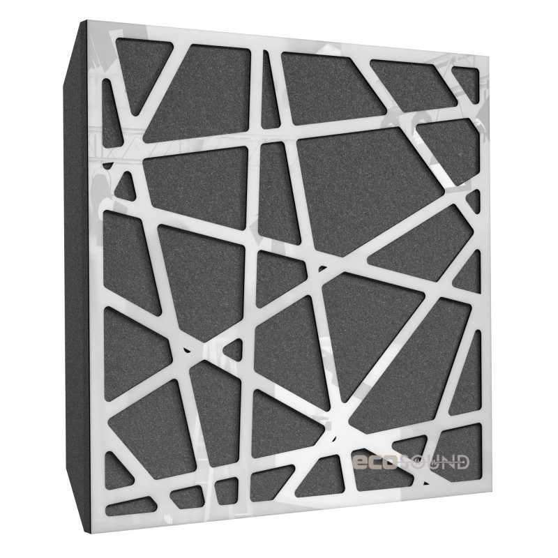 Acoustic panel Ecosound EcoArt XL Wenge 50 x 50 cm 73 mm brown