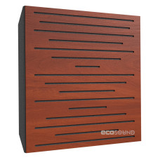 Acoustic panel Ecosound EcoPulse Apple-Locarno 50 x 50 cm 73 mm brown