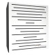 Acoustic panel Ecosound EcoPulse white 50x50 cm 73mm