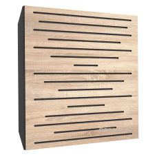 Acoustic panel Ecosound EcoPulse Lt-Sonoma-Oak 50 x 50 cm 73 mm latte