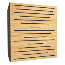 Acoustic panel Ecosound EcoPulse cream 50x50 cm 73mm Light oak