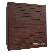 Acoustic panel Ecosound EcoPulse brown 50x50 cm 73mm