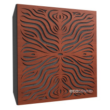 Acoustic panel Ecosound Chimera F Apple-Locarno 50 x 50 cm 73 mm brown