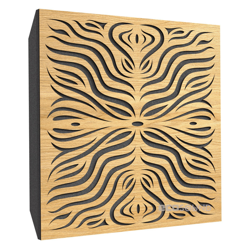 Acoustic panel Ecosound Chimera F Wenge 50 x 50 cm 73 mm brown