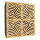 Acoustic panel Ecosound Chimera F Wenge 50 x 50 cm 73 mm brown
