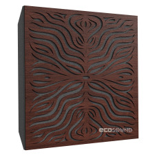 Acoustic panel Ecosound Chimera F Wenge 50 x 50 cm 73 mm brown