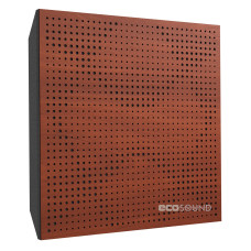 Acoustic panel Ecosound Rhombus Apple-Locarno 50 x 50 cm 73 mm brown