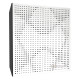 Acoustic panel Ecosound Rhombus white 50x50 cm 73mm 