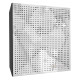 Acoustic panel Ecosound Rhombus white 50x50 cm 73mm 