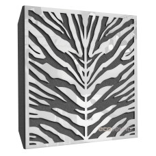 Acoustic panel Ecosound Zebra Plastic White 50 x 50 cm 73 mm